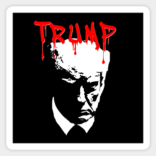 Trump mugshot RED Sticker